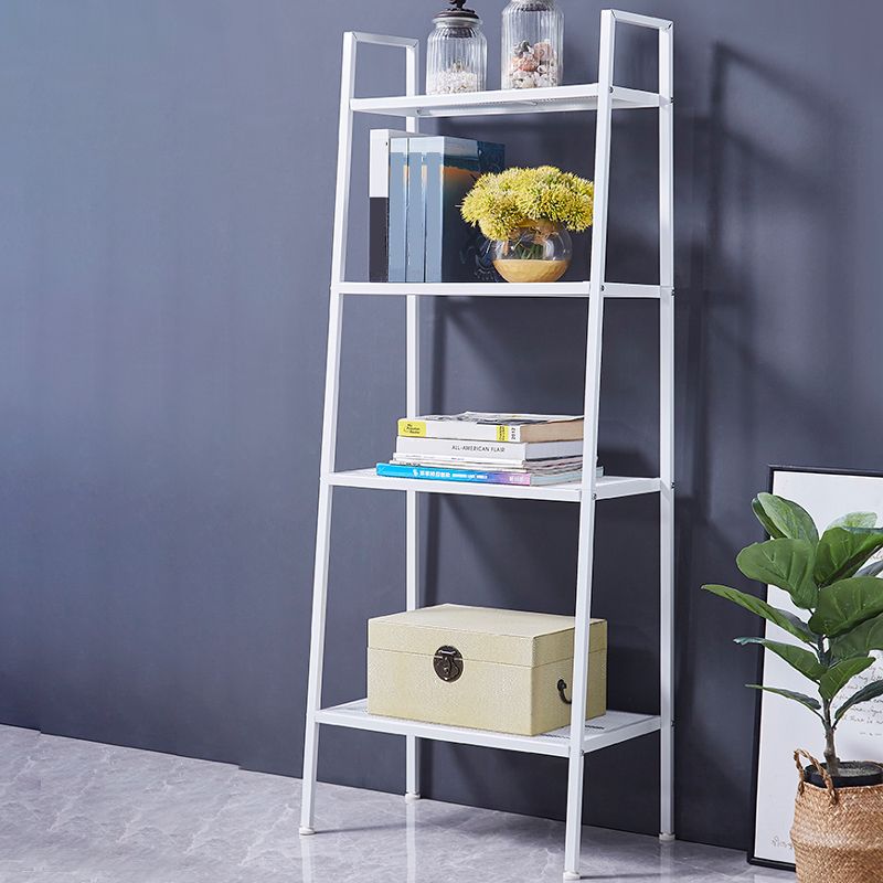 Modern Style Steel Bookshelf Ladder Open Shelf Bookcase for Home Clearhalo 'Bookcases' 'furn' 'furn_bookcases' 'Furniture' 'furniture_bookcases' 'Office Furniture' 1200x1200_731df3ad-2971-4209-8ab5-64ed796c761d