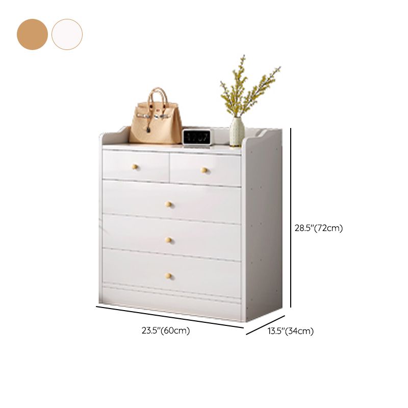 Minimalist Wooden Accent Cabinet Bar Pulls Handle Design Storage Cabinet