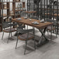Ensemble de Table à manger rectangulaire moderne, 1/2/5 pièces, Table et chaises en bois massif
