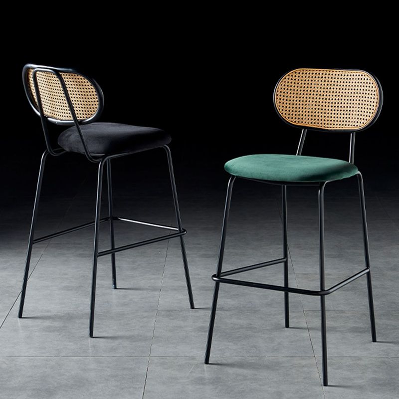 Modern Arm-less Bar Stool Rectangle Low Back Footrest Indoor Counter Stool(set of 2) Clearhalo 'Bar Furniture' 'Bar Stools' 'bar_stools' 'furn' 'furn_bar_stools' 'furniture_bar_stools' 'Kitchen & Dining Furniture' 'kitchen&dining_furn' 'kitchen' 'kitchen_furn' Furniture' 1200x1200_7320ec93-272f-4fa5-9a72-e8250a189278