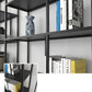 Metal Open Book Shelf Contemporary Home Shelf Bookcase with Shelves Clearhalo 'Bookcases' 'furn' 'furn_bookcases' 'Furniture' 'Office Furniture' 1200x1200_7321eb40-0812-4e22-9904-1f37163fff14