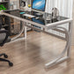 Rectangular Glass Computer Desk Contemporary Home Office Desk Clearhalo 'furn' 'furn_office_desk' 'Furniture' 'Office Desks' 'Office Furniture' 'office_desk' 1200x1200_73228d1e-5efe-4c0d-a5ac-7b932545d57c