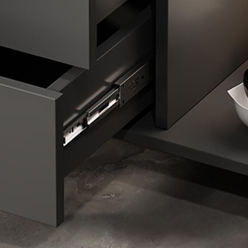 Server di pranzo controcette in vetro contemporaneo server in legno fabbricato senza lampada