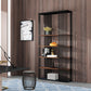4-Shelf Metal Standard Bookcase Industrial Bookcase for Home Office Clearhalo 'Bookcases' 'furn' 'furn_bookcases' 'Furniture' 'furniture_bookcases' 'kitchen' 'kitchen_bookcases' 'Living Room Furniture' 'Office Furniture' 1200x1200_7327d442-d2b0-412f-b663-4e7be11a749b