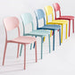 Modern Stackable Chair Dining Armless Chairs with Plastic Legs for Kitchen Clearhalo ' kitchen&dining_furn' 'Dining Chairs' 'Dining Tables & Seating' 'dining_chair' 'furn' 'furn_dining_chair' 'Furniture' 'furniture_dining_chair' 'Kitchen & Dining Furniture' 'kitchen' 1200x1200_7327dc35-5ad7-4eb6-9ae6-1a080cd97ac0