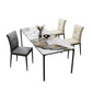 Rectangle Industrial Dining Table Sintered Stone Fixed Table with 4 Metal Legs Clearhalo ' dining_table' 'Dining Tables & Seating' 'Dining Tables' 'furn' 'furn_dining_table' 'Furniture' 'furniture_dining_table' 'Kitchen & Dining Furniture' 'kitchen&dining_furn' 'kitchen' 'kitchen_dining_table' 1200x1200_73282d48-37b0-43cb-8d6f-c702a8eb996c