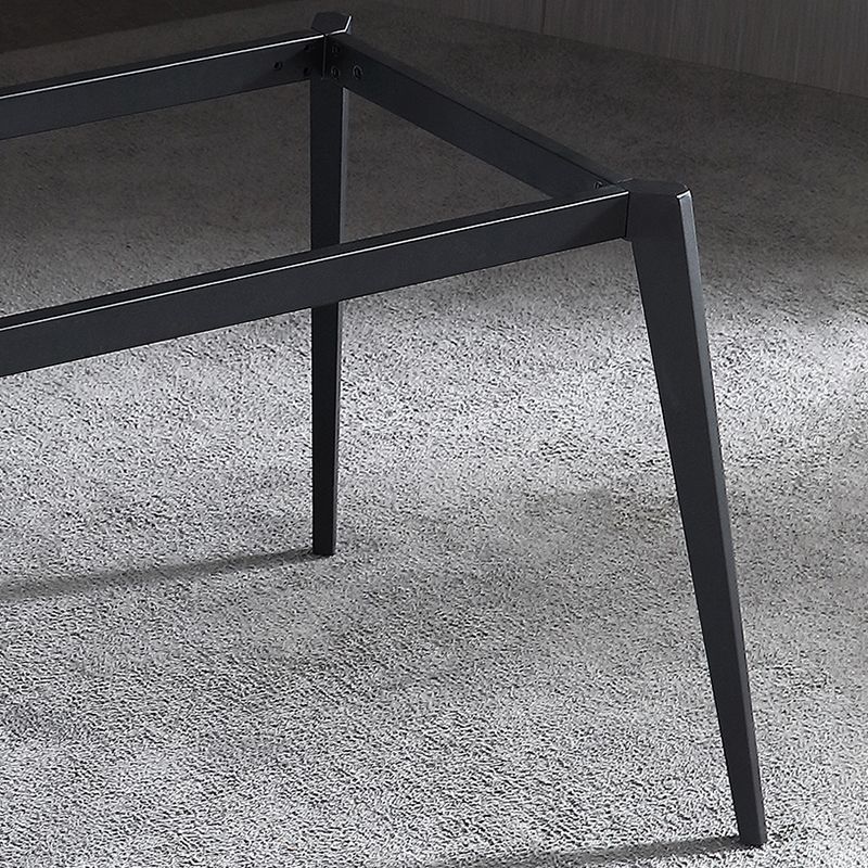 Modern Style Sintered Stone Dining Set with Rectangle Shape Dinette Set for Home Use Clearhalo 'Dining Room Sets' 'Dining Tables & Seating' 'dining_room_set' 'furn' 'furn_dining_room_set' 'Furniture' 'furniture_dining_room_set' 'Kitchen & Dining Furniture' 'kitchen&dining_furn' 'kitchen' 1200x1200_7329d6d6-1227-438c-9ccd-d9ddb4620106