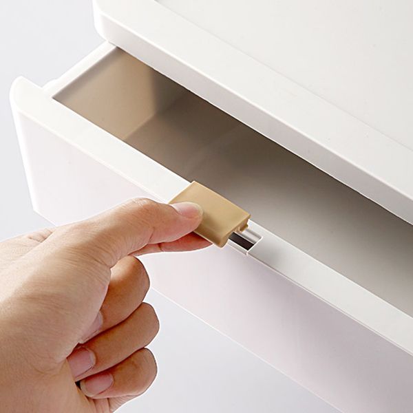 Archivo moderno de archivos de plástico de color sólido para la oficina en casa