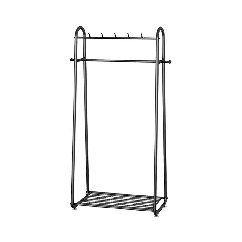 Perchero de suelo minimalista moderno con soporte de pasillo de metal para el hogar