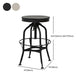 Industrial Metal Bar Stools Swivel Adjustable Height Bar Stool with Footrest Clearhalo 'Bar Furniture' 'Bar Stools' 'bar_stools' 'furn' 'furn_bar_stools' 'Furniture' 'Kitchen & Dining Furniture' 1200x1200_732ccbc7-e786-43a5-b53c-4518150ffeba