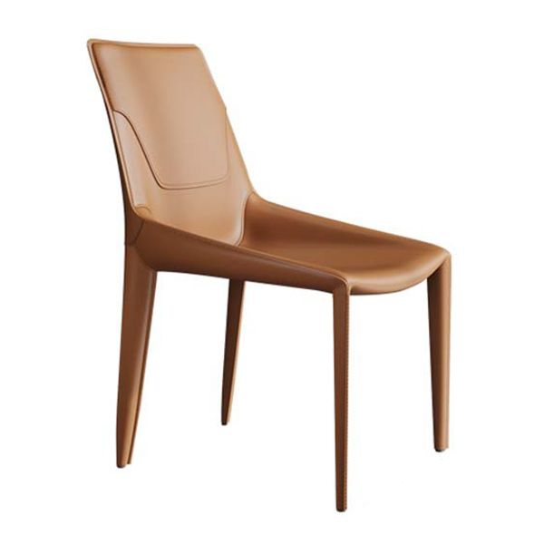 Zeitgenössische Stuhl armlose Stühle für Küche mit Metallbeinen