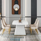 Sintered Stone Dining Table Traditional Luxury Dining Table with Pedestal Base Clearhalo 'Dining Tables & Seating' 'Dining Tables' 'dining_table' 'furn' 'furn_dining_table' 'Furniture' 'furniture_dining_table' 'Kitchen & Dining Furniture' 'kitchen' 'kitchen_dining_table' 1200x1200_732d7835-d879-4253-b4ea-5d04dc379463