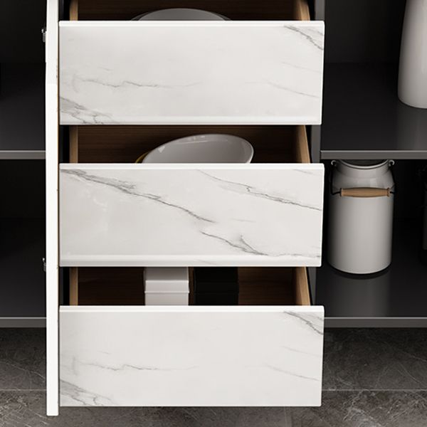 Sideboard per la sala da pranzo in legno ingegnerizzato in legno contemporaneo