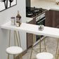 Glam Style Bar Table 42-inch Height Solid Wood Bistro Table for Living Room Clearhalo 'Bar Furniture' 'Bar Tables' 'bar_tables' 'furn' 'furn_bar_tables' 'Furniture' 'furniture_bar_tables' 'Kitchen & Dining Furniture' 1200x1200_7331ed93-a500-4086-b839-e849ac4962ba