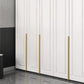 Moderne Kleiderschrank weiße Farbe Holzgarderobe Kleiderschrank mit Schublade