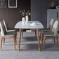 Rectangle Luxury Dining Table Two-Color Fixed Table with Sintered Stone Clearhalo ' dining_table' 'Dining Tables & Seating' 'Dining Tables' 'furn' 'furn_dining_table' 'Furniture' 'furniture_dining_table' 'Kitchen & Dining Furniture' 'kitchen&dining_furn' 'kitchen' 'kitchen_dining_table' 1200x1200_7335de7c-7d64-4a25-a0fd-4e84e49b13ee