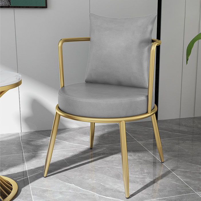 Scandinavian Upholstered Linen Fabric Dining Chair Open Back Side Chair Clearhalo 'Dining Chairs' 'Dining Tables & Seating' 'dining_chair' 'furn' 'furn_dining_chair' 'Furniture' 'furniture_dining_chair' 'Kitchen & Dining Furniture' 1200x1200_73374724-bf8c-42c2-aae6-23e56a437d43