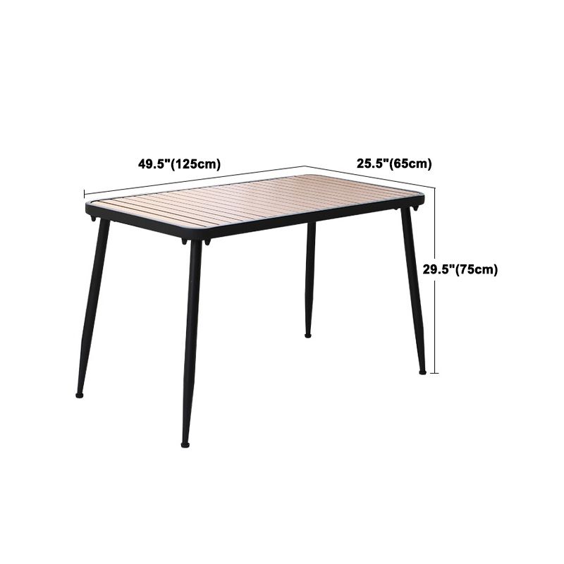 Set tavolo da pranzo in metallo stile moderno Set dinette da esterno 1/2/3/5/7 pezzi
