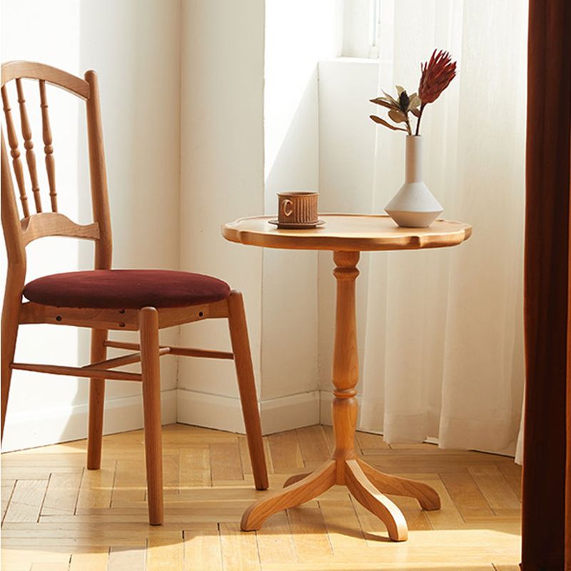 Modern Accent Side Table Naturally Shaped Natural Solid Wood 4 Legs Living Room Clearhalo 'Coffee & Accent Tables' 'End & Side Tables' 'end_side_tables' 'furn' 'furn_end_side_tables' 'Furniture' 'Living Room Furniture' 1200x1200_7338cfcc-45ef-4269-9341-557db8f17495