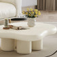 Table basse simple moderne sans table basse à 4 pieds de forme libre pénible