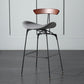 Industrial Footrest Low Back Barstool Matte Finish Leather Milk Tea Shop Stool Clearhalo 'Bar Furniture' 'Bar Stools' 'bar_stools' 'furn' 'furn_bar_stools' 'Furniture' 'furniture_bar_stools' 'Kitchen & Dining Furniture' 1200x1200_7339ff38-d1f8-4050-8abd-948408e4972e
