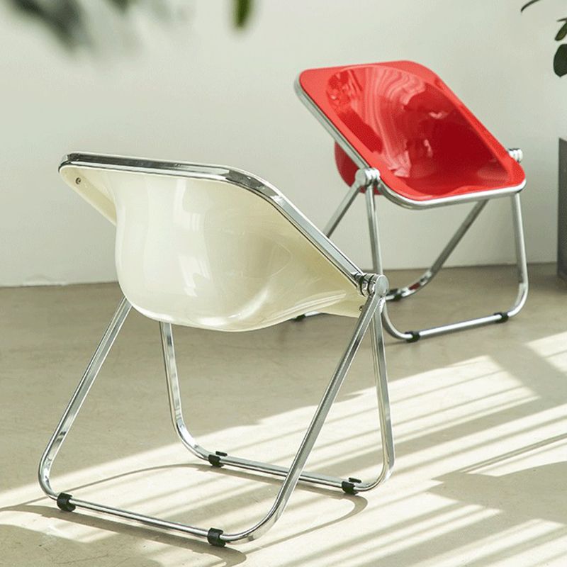 Vouwen Acryl-eetstoel stoel metalen frame binnenstoel binnen de outdoor