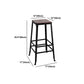 Dining Room Industrial Style Wood Barstool Iron 4 Legs Bar Stool with Pedal Clearhalo 'Bar Furniture' 'Bar Stools' 'bar_stools' 'furn' 'furn_bar_stools' 'Furniture' 'Kitchen & Dining Furniture' 1200x1200_733d8d40-958f-4fe9-a669-56c8efb852f6