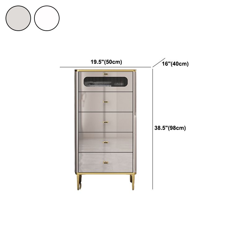 Eigentijdse opslagkist verticale opbergkast dressoir 15.7 "breed