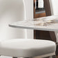 Modern Sintered Stone Dining Table Rectangle Table with Metal Pedestal Base Clearhalo 'Dining Tables & Seating' 'Dining Tables' 'dining_table' 'furn' 'furn_dining_table' 'Furniture' 'Kitchen & Dining Furniture' 1200x1200_7343d729-c5cd-48b8-8d8d-885e9e827ecf