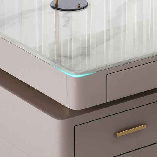 29.25-inch Height Classic Glam Office Desk Curved Stone Writing Desk Clearhalo 'furn' 'furn_office_desk' 'Furniture' 'Office Desks' 'Office Furniture' 'office_desk' 1200x1200_734490de-b37c-40b1-84a6-8a0bee4405cc