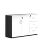 Contemporary Style File Cabinet Lateral Wood File Cabinet with Locking Storage