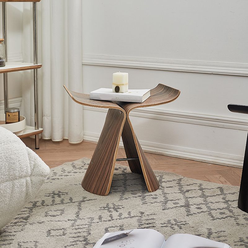 15.7 "Table de caballete de altura Mesa lateral de madera maciza escandinava