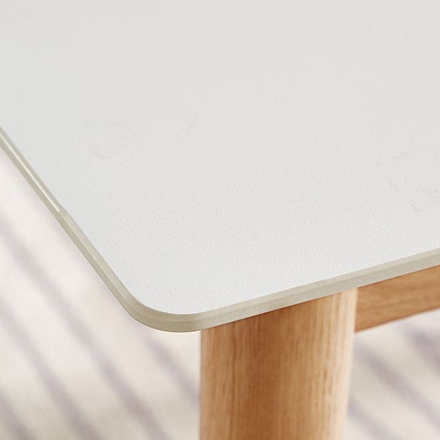 Modern de comedor de madera maciza juego de comedor de 5 piezas para cocina