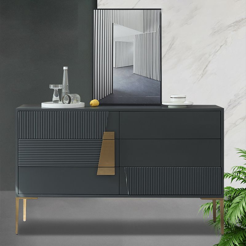 Cassettiera portaoggetti in legno ultramoderna doppia per camera da letto