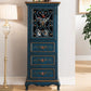 47.24"/61.02" Tall 1- Door Wooden Cabinet, Rectangle Accent Cabinet with Drawers Clearhalo 'Cabinets & Chests' 'cabinets_chests' 'furn' 'furn_cabinets_chests' 'Furniture' 'Living Room Furniture' 1200x1200_7347d990-173c-42d7-b024-aa18210ebadd