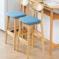 Minimalist Style Wooden Barstool for Home Use Upholstered Stools with Cushion Clearhalo 'Bar Furniture' 'Bar Stools' 'bar_stools' 'furn' 'furn_bar_stools' 'Furniture' 'furniture_bar_stools' 'Kitchen & Dining Furniture' 1200x1200_7347df4e-1e14-4c98-9a8f-3760eb586d68