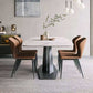 Industrial Dining Room Table Rectangle Stone Dinette Table for Dining Room Clearhalo 'Dining Tables & Seating' 'Dining Tables' 'dining_table' 'furn' 'furn_dining_table' 'Furniture' 'Kitchen & Dining Furniture' 1200x1200_7348ea71-2851-4433-ba2c-95a2d77fd620