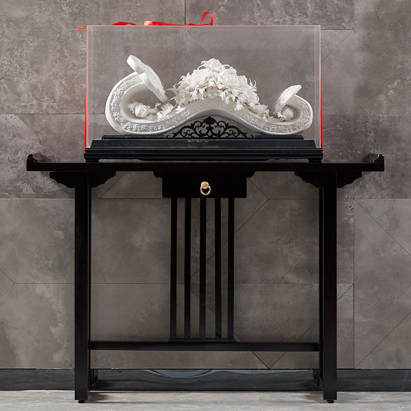 Pine Console Tafel Midden-eeuwse moderne rechthoek accenttafel voor Hall