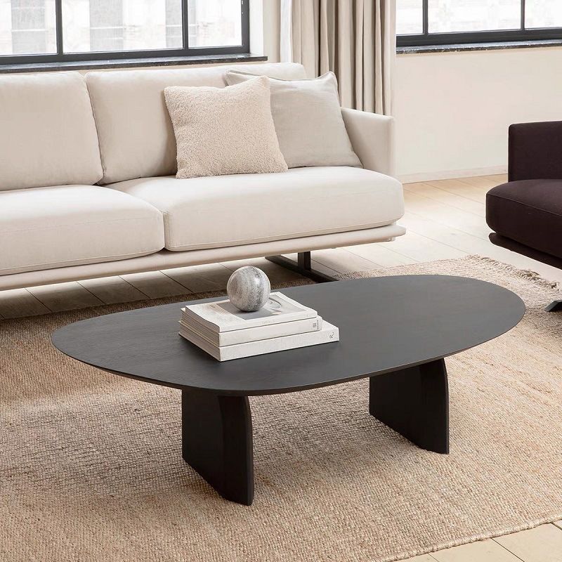 15" H Wood Irregular Cocktail Table Nordic Sled 1 Single Coffee Table Clearhalo 'Coffee & Accent Tables' 'Coffee Tables' 'coffee_tables' 'furn' 'furn_coffee_tables' 'Furniture' 'Living Room Furniture' 1200x1200_734b336e-87f6-44ae-929f-a43cb19e59f8