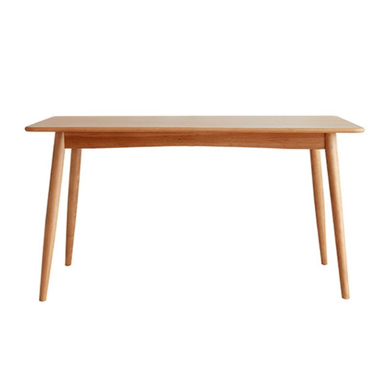 Moderne massief houten rechthoekige ruimtebesparende eettafel met 4 poten