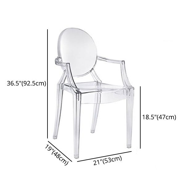 Contemporary Plastic Indoor Open Back Dining Side Chair of 21'' Wide Dining Chair Clearhalo ' kitchen&dining_furn' 'Dining Chairs' 'Dining Tables & Seating' 'dining_chair' 'furn' 'furn_dining_chair' 'Furniture' 'furniture_dining_chair' 'Kitchen & Dining Furniture' 'kitchen' 1200x1200_734fc0a1-26cb-4ddd-b333-6706ceb1c0bc