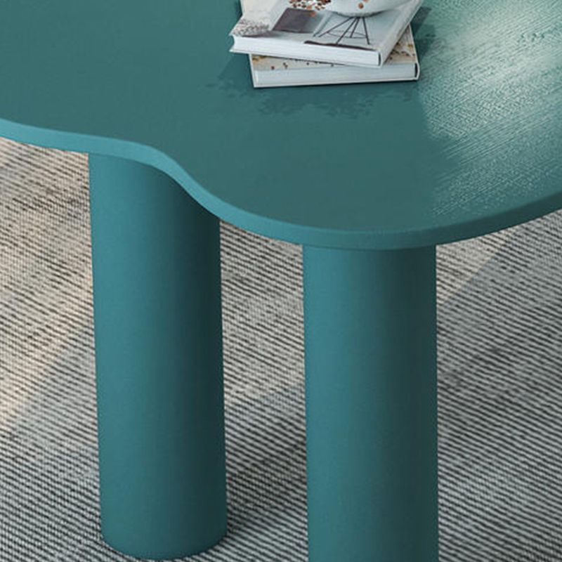 Bureau industriel vert en bois de cendres et bureau d'écriture en bois artificiel pour chambre à coucher