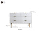 6-Drawer Sideboard Table Modern Sideboard Buffet for Living Room