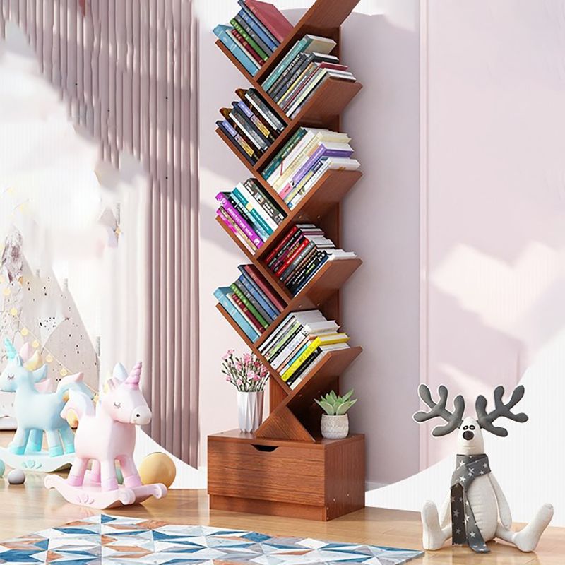 Modern Engineer Wood Bookshelf 7.87" Wide Office Shelf Bookcase Clearhalo 'Bookcases' 'furn' 'furn_bookcases' 'Furniture' 'Office Furniture' 1200x1200_735322bb-9134-47a8-8ba1-0655872f899e