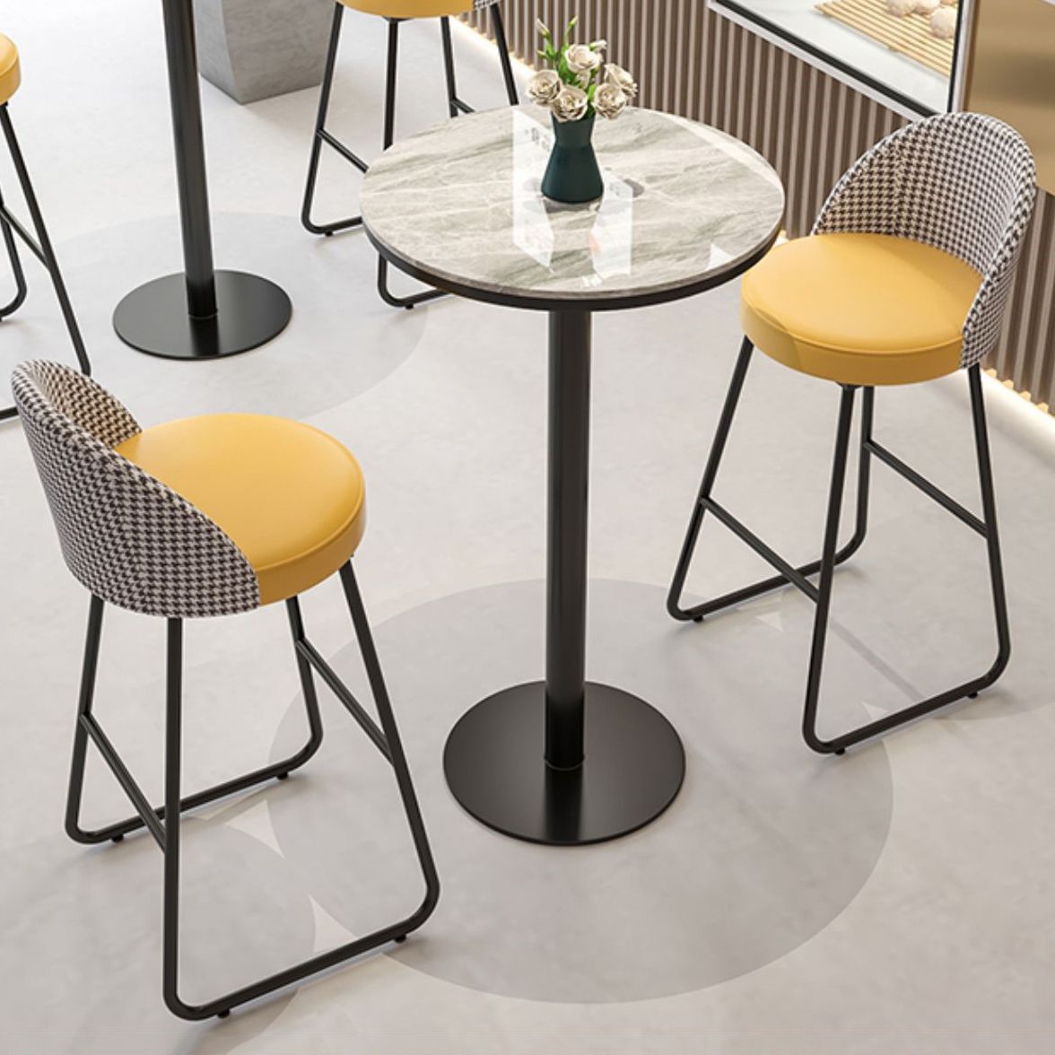 Leather Counter Stool Bucket Modern Footrest Counter & Bar Stool for Coffee Shop Clearhalo 'Bar Furniture' 'Bar Stools' 'bar_stools' 'furn' 'furn_bar_stools' 'Furniture' 'furniture_bar_stools' 'Kitchen & Dining Furniture' 1200x1200_73544974-60e1-40fa-ba2d-18fce57bfcf9