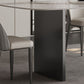 Ensemble de table à manger moderne en pierre 1/4/5/6 PCS PCS SETT avec chaises rembourrées