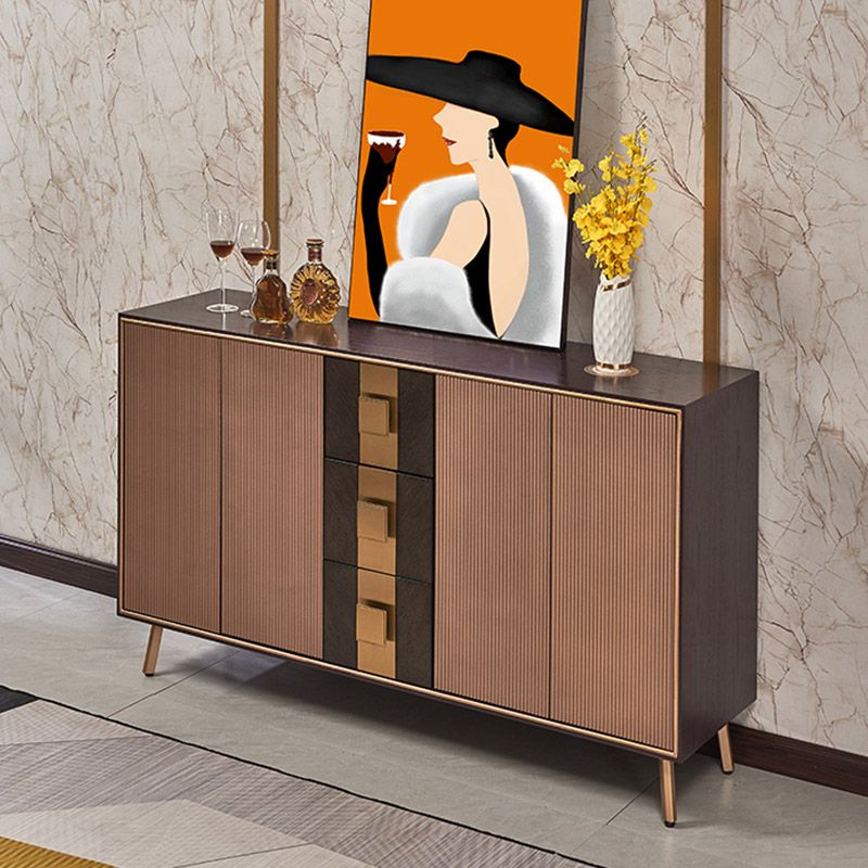 MODERNA SIDECCHIO TABELLO ABBIGLIAMENTO INDICATURA LEGNO - 59,01 "L X 15,75" W X 35.43 "H