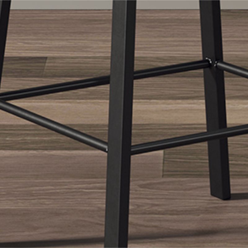 Nordic Indoor Simple Barstool Low Back Iron Tall Stool with Plastic Seat Clearhalo 'Bar Furniture' 'Bar Stools' 'bar_stools' 'furn' 'furn_bar_stools' 'Furniture' 'furniture_bar_stools' 'Kitchen & Dining Furniture' 1200x1200_735c0a59-b685-44bf-a0df-bbe36414bed3