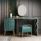 Vanity Faux Makeup Dreshing Table avec miroir et ensembles de tabourets
