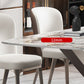 Metal Traditional Luxury Rectangle Dining Table Sintered Stone Table with Pedestal Clearhalo ' dining_table' 'Dining Tables & Seating' 'Dining Tables' 'furn' 'furn_dining_table' 'Furniture' 'furniture_dining_table' 'Kitchen & Dining Furniture' 'kitchen&dining_furn' 'kitchen' 'kitchen_dining_table' 1200x1200_735d29e9-104b-4f09-b72d-fb0ee8265233